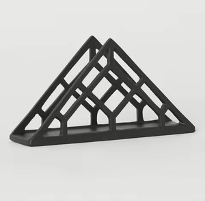 Premium Finish Metal Napkin Stand For Dining Table And <b>Kitchen</b> Elegant <b>Tissue</b> <b>Holder</b> For Home Office And Restaurant - Product Image 2