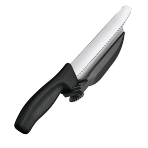 Silver Multipurpose <b>Kitchen</b> Shears with Black Ergonomic Handle Stainless Steel Serrated Blade Food Cutting <b>Scissors</b> for Meat - Product Image 2