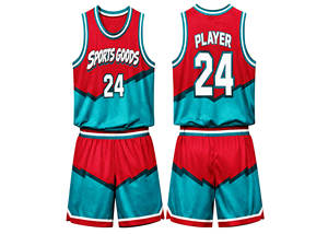 Vente en gros d'uniforme d'équipe grande taille Maillot de basket-ball réversible personnalisé Ensemble de vêtements de sport respirants lavables à séchage rapide Usine - Product Image 4