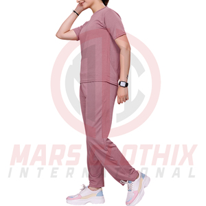 ผู้ผลิตมืออาชีพ ชุดวอร์มผู้หญิง ดีไซน์ล่าสุด ผ้าฝ้าย 100% สีพื้น ชุดวอร์มฤดูร้อนสำหรับผู้หญิง - Product Image 3