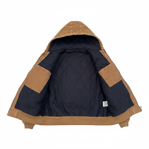 Sudadera con Capucha Personalizada de Alta Calidad al por Mayor, Nueva Tendencia 2026, 100% Algodón, Forro Polar Grueso, Funcional, para Hombre, en Dos Colores - Product Image 3