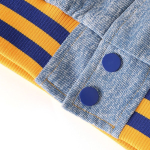เสื้อแจ็คเก็ตยีนส์ Sigma Gamma Rho ปักลายเชนิลล์ เสื้อผ้าสำหรับชมรมนักศึกษากรีก ผู้หญิง ระดับพรีเมียม - Product Image 5