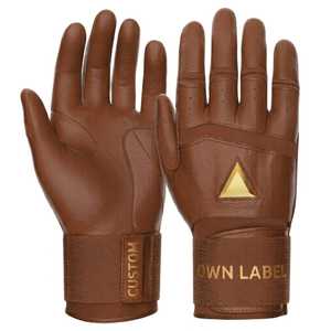 Performance Custom Design Leather Baseball/Softball Batting Gloves Breathable Lightweight Ambidextrous Optimized Palm Wholesale - Product Image 3