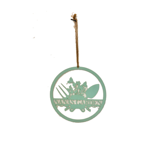 Letrero Decorativo de Jardín Hecho a Mano en Hierro con un Elegante Estilo Rústico de Granja - Product Image 5