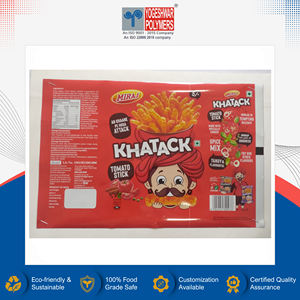 Emballage pour chips en BOPP métallisé naturel de qualité supérieure, imprimé en héliogravure, multicolore, de qualité alimentaire, à soudure centrale, très vendu - Product Image 4