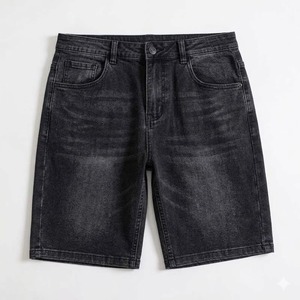 <b>Men</b> Vintage Washed Denim Shorts Casual Streetwear Relaxed Fit Summer Fashion Classic Everyday Urban Style Comfortable <b>Jean</b> Short - Product Image 4