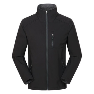High Quality Men's Outdoor <b>Waterproof</b> Plus Size Insulated <b>Warm</b> Softshell <b>Jacket</b> New Style Windbreaker Fleece Embroidery Printing - Product Image 1
