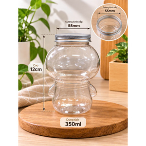 Botella de Plástico PET de 350 ml con Tapa de Rosca de 55 mm para Envasado de Jugos, Café, Leche, Té y Bebidas - Diseño Personalizado al por Mayor - Product Image 6