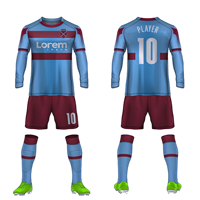 Maillot de Gardien de But Personnalisé OEM à Manches Longues Rembourré – Uniformes de Football Professionnels en Gros – Fabricant de Tenues d'Équipe pour Gardiens