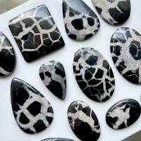 Vente en gros de pierres précieuses naturelles de qualité supérieure, Septarien noir, pierres roulées pour la fabrication de colliers, propriétés curatives naturelles
