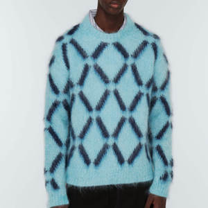 Tissu en laine mohair de haute qualité pour vêtements d'hiver classiques, respirant, tricoté à la main, services OEM attrayants disponibles - Product Image 3