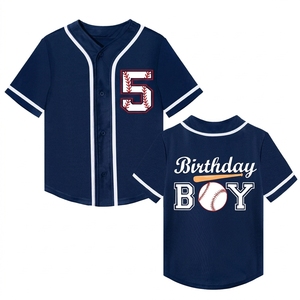 Maillot de baseball unisexe personnalisé 2025 à manches courtes, respirant, brodé, uniforme de baseball pour jeunes, athlétique - Product Image 2