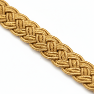 Cordones de Sombrero Trenzados Clásicos de Oro de Primera Calidad, Accesorios para Uniformes con Logotipo Personalizado para Sombreros - Product Image 4