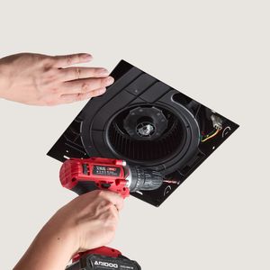 Ventilatore da soffitto premium con luce LED 4000K, 80 CFM, motore silenzioso da 1,5 Sones, per bagno e lavanderia - Product Image 2