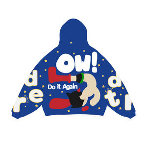 Sudaderas con Capucha Extra Grandes de Forro Polar Transpirable con Diseño Personalizado, Bordado y Estampado, 100% Algodón, Anti-Pilling, para Hombre - Product Image 2