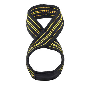 Correas de Gimnasio en Forma de Ocho de Buena Calidad al por Mayor, Soporte para Muñeca, Deportivas, Duraderas, de Algodón, OEM - Product Image 3