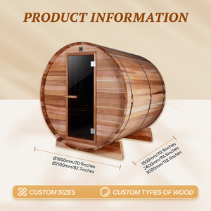 Rotterdam Gateway: Sauna de Cedro Rojo en Forma de Barril, Venta al Por Mayor para Distribuidores de la UE |   CE ETL |   DDP a Hamburgo y Gdansk - Product Image 3