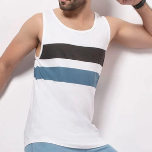 Wholesale 100% Polyester Anti-UV Eco-Friendly Tank Top Quick Dry Sleeveless Sports <b>Singlet</b> Training Custom Logo Workout Muscle - Product Image 2