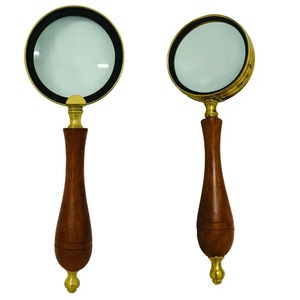 High Quality Magnifying Glass Vintage Magnifying Glass Round <b>Shape</b> Magnifying with Customize Color Horn Handle Luxury - Product Image 1