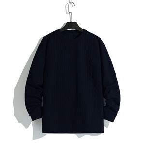 Suéteres de Punto con Capucha Unisex para Jóvenes, Primavera, Color Sólido, Manga Larga, 100% Algodón, Corte Holgado - Product Image 1