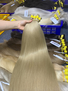 Extensiones de Cabello Vietnamita 100% Virgen, Rubias, en Paquetes, Todos los Tamaños de 12 a 32 Pulgadas, Super Double Drawn, Estilo Liso - Product Image 3