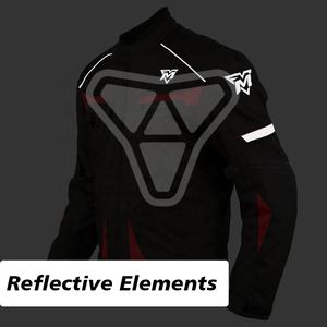 Vêtements de sport courts légers toutes saisons pour hommes approuvés CE Veste de moto en textile imperméable et respirant grande taille - Product Image 4