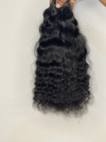 Cheveux naturels bruts non traités de haute qualité, cheveux humains bouclés bruts brésiliens type Mink, cheveux raides ondulés noirs naturels, fournisseurs de cheveux
