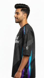 Camiseta Sublimada Oversize para Hombre, Estilo Urbano, Casual, Corte Holgado - Product Image 3