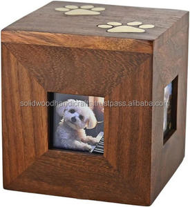 Urnes funéraires en bois faites à la main pour animaux de compagnie, urnes commémoratives de crémation de haute qualité - Product Image 5