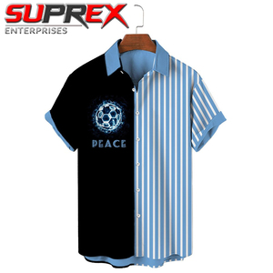 เสื้อเชิ้ตผู้ชายทรงหลวม ผ้าด็อบบี้ ระบายอากาศ แห้งเร็ว ไม่ยับ รักษ์โลก สำหรับฤดูใบไม้ร่วง สไตล์ลำลองและเป็นทางการ  รับผลิตตามแบบ ขายส่ง - Product Image 5