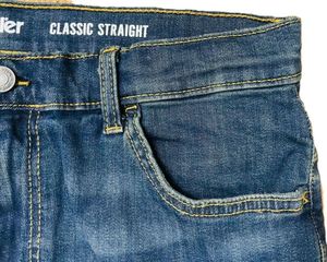 <span class=keywords><strong>Pantalon</strong></span> long en jean personnalisé pour garçon et adulte, coupe droite-regular-slim, couleur unie, 5 poches, fournisseur du Bangladesh. - Product Image 5