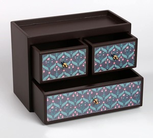 Eco-Friendly Wood Standing Non-Folding <b>Chest</b> Rack <b>Drawers</b> Hand Painted Multifunction Precision Storage Rectangular Design - Product Image 2