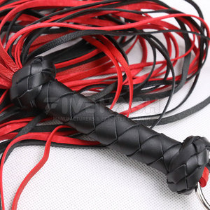 <b>Leather</b> <b>Flogger</b> Durable <b>Leather</b> Material Flexible Strips Strong Handle <b>Leather</b> <b>Flogger</b> Easy Daily Use - Product Image 3