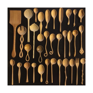 Juego de Cucharas Medidoras de Madera para Café, Té y Especias, Ecológicas, Aptas para Lavavajillas, No Tóxicas, Accesorios de Cocina, Logotipo Personalizado - Product Image 1