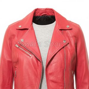 women leather <b>jacket</b> elegant look perfect for <b>evening</b> events parties and premium fashion styling <b>Ladies</b> Leather <b>Jackets</b> - Product Image 3