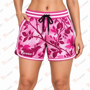 Shorts Deportivos de Malla Sublimada para Mujer, Personalizados, Transpirables, para Gimnasio, Running, Baloncesto y Entrenamiento - Product Image 2