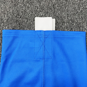 Blue <b>Knee</b> <b>High</b> Leg Warmers Solid Color Breathable Spandex Polyester Basketball Adult Regular Fit Summer Sport <b>Socks</b> - Product Image 3