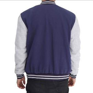 Veste de baseball à manches longues pour homme, design OEM, vente en gros, dernières créations, personnalisable, style uni, streetwear, écologique - Product Image 4