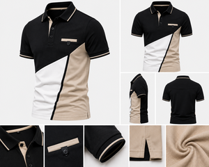 Camisa de Lona Sólida para Hombre, Manga Corta, Casual, Premium, Fabricante Personalizado - Product Image 6