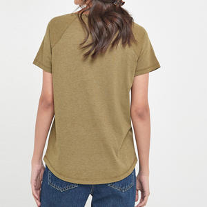 T-shirt Femme Classique Tendance pour Tous les Jours Coupe Droite Élégant Décontracté Longueur Standard 2026 OEM - Product Image 2