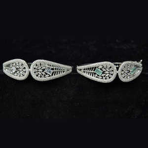 Pulseras de diamantes americanos radiantes chapados en plata Modelo 12162764MG para bodas y fiestas - Product Image 1