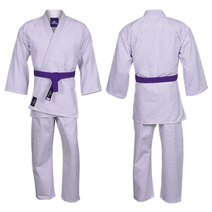 Uniforme de karaté léger et respirant de haute qualité, nouvelle tenue d'arts martiaux unisexe personnalisée, matière polyester/coton - Product Image 2