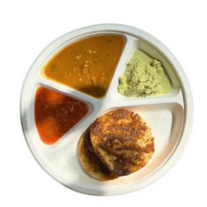 จานเยื่อชานอ้อยแบบแบ่งช่องสำหรับงานหนัก เหมาะสำหรับบุฟเฟ่ต์งานแต่งงานกลางแจ้งขนาดใหญ่ - Product Image 3