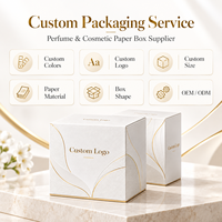 Boîte à parfum en carton blanc de luxe, emballage cosmétique personnalisé avec logo, estampage à chaud, gaufrage, impression et taille personnalisée