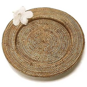 Plato de Servir de Ratán Hecho a Mano, Ecológico, Rústico y de Lujo, con Opciones Personalizadas para Hoteles, Restaurantes y Bodas - Product Image 5