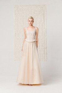 High Quality Women's Casual <b>Skirts</b> Elegant ARCHLINE MIDI <b>SKIRT</b> ODM Private Label Sparkly <b>Mesh</b> Fabric Long <b>Skirts</b> For Women - Product Image 2