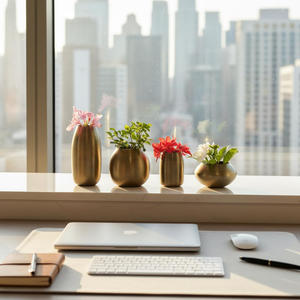 Custom Size Decorative Metal Flower <b>Vase</b> Luxury Modern Tabletop <b>Vase</b> for Home Office Hotel Restaurant and Interior Decoration - Product Image 3