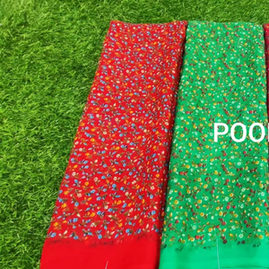 Sari en georgette de luxe, style soleil, avec chemisier, pour soirée moderne, tissu léger, qualité export, fabricant grossiste - Product Image 1