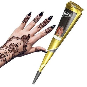 Natural Mehndi Henna Cones Body Art Temporary Tattoo Biodegradable Non Hazardous Herbal Indian Manufacturer Wholesale - Product Image 1