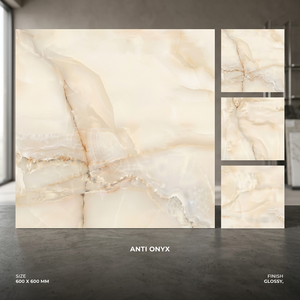 กระเบื้องปูพื้นพอร์ซเลนแบบมันเงา ขนาด 20 มม. 60x60 ซม. ลายเอเชีย พร้อมอิฐทนไฟ สำหรับห้องน้ำ ห้องครัว และพื้นที่ภายนอกอาคาร ติดตั้งด้วยกาว - Product Image 6
